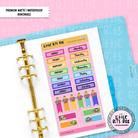 ALOHA SHELDON - DAYS AND FLAGS