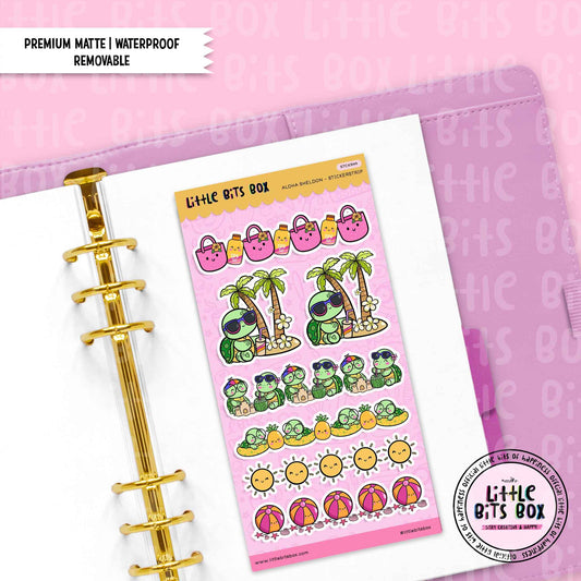 ALOHA SHELDON - STICKER STRIP