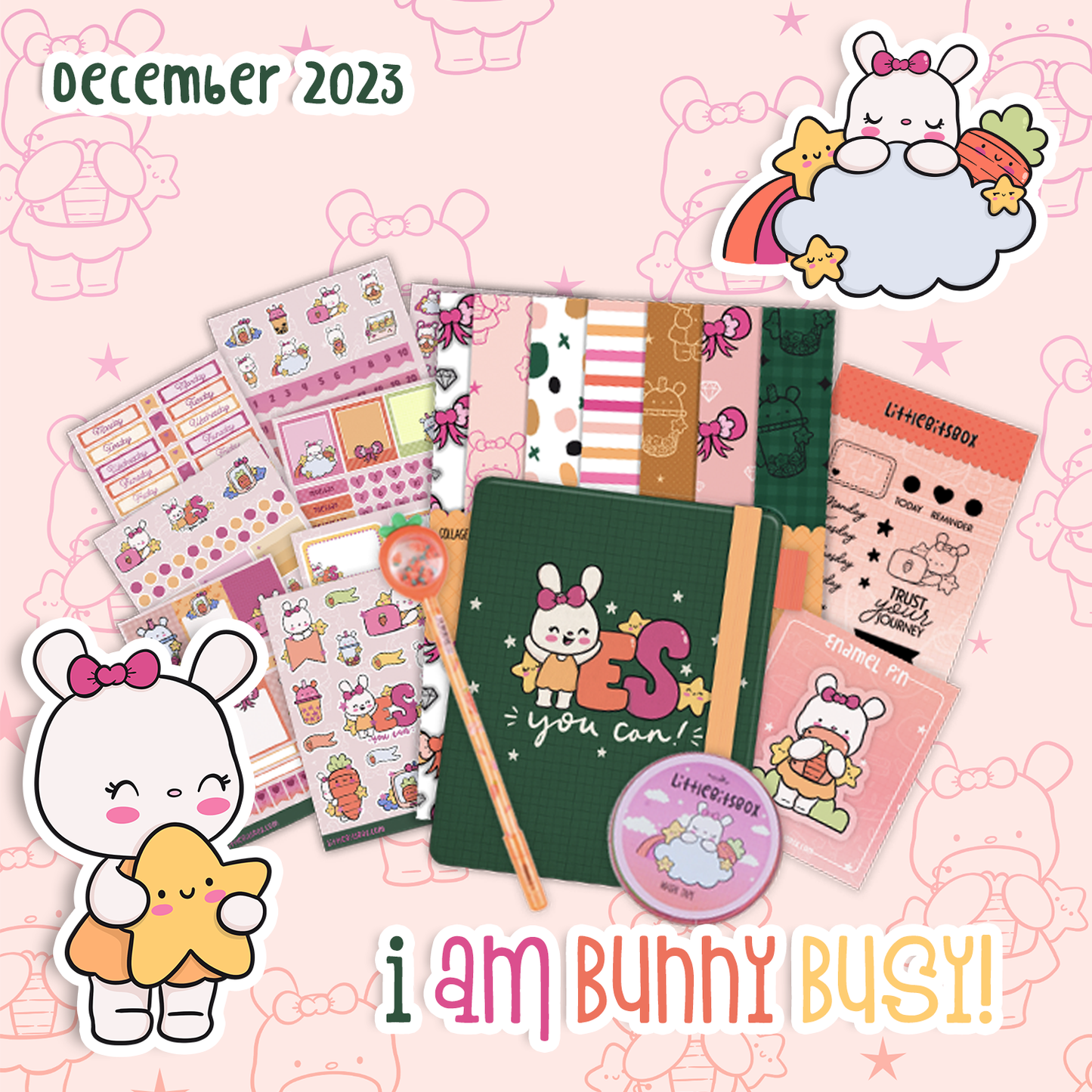 I am bunny busy December 2023 One-Time Box