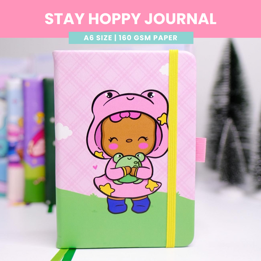Stay Hoppy A6 Hardbound Cover Journal