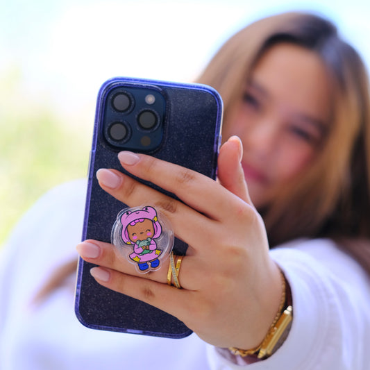 Pinky The Bear Phone Grip