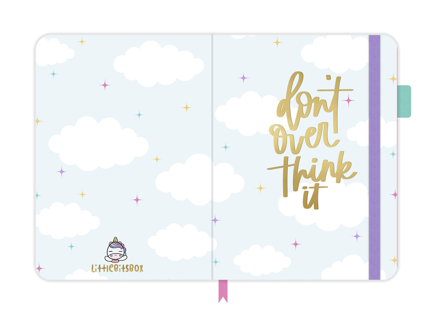 Do Not Overthink it | A5 Square Grid Journal