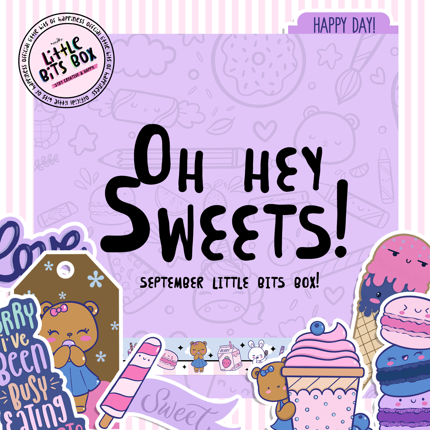 Delightful Monthly Stationery Box | LITTLE BITS BOX