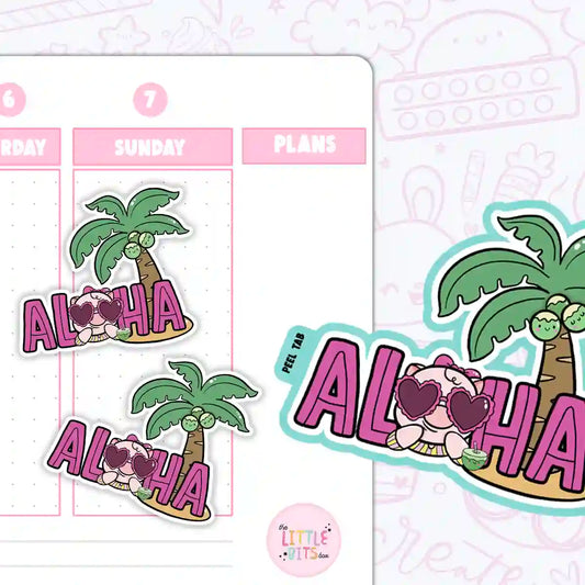 Aloha Tiny Sticker