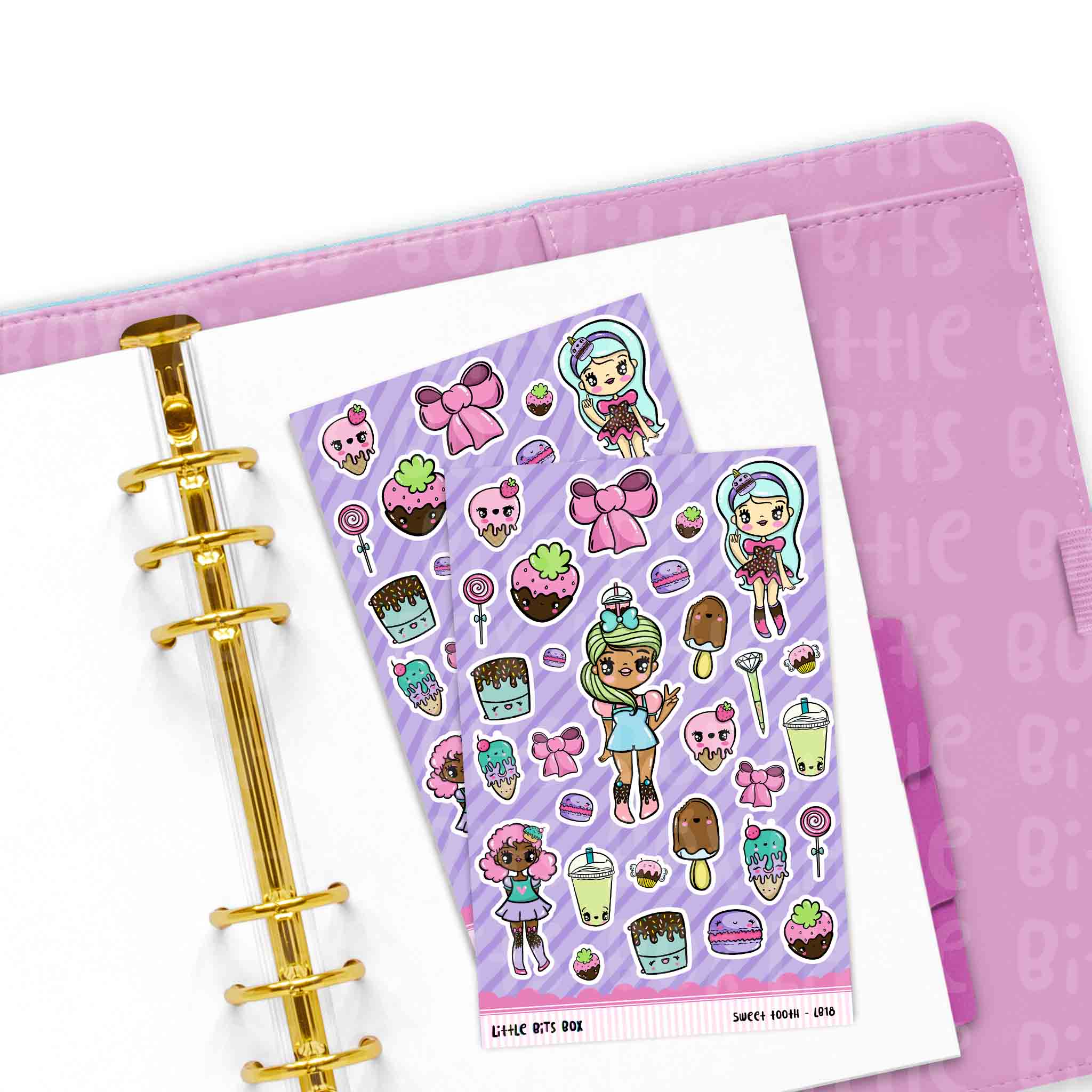 Sweet Tooth Deco Sticker Sheet – LITTLE BITS BOX