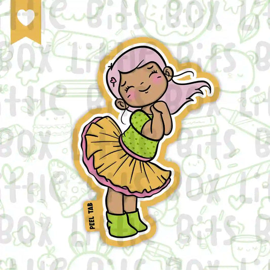 Tutu Girl Sticker